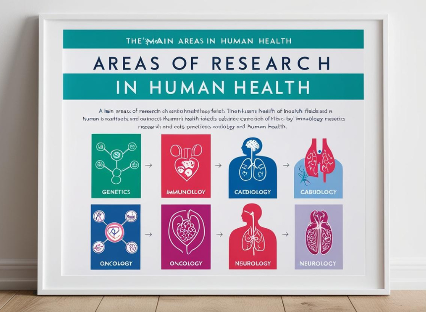 Principaux domaines de recherche en santé humaine